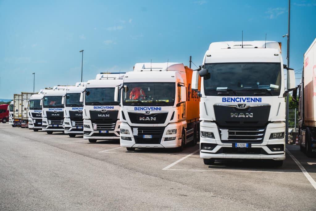 Semirimorchio Bencivenni per trasporto container su strada